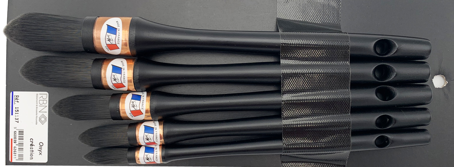 Réchampir Virole Acier Onyx Création Collet Noir n°2